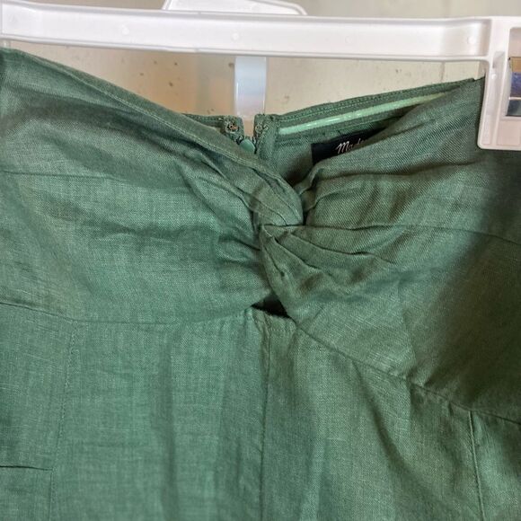 #306 MADEWELL Strapless Linen Maxi Dress NEW WITH TAGS - Picture 7 of 13